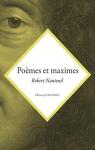 Pomes et Maximes par Nanteuil