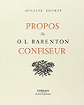 Propos de O. L. Barenton, confiseur par Detoeuf
