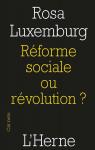Rforme sociale et rvolution par Luxemburg