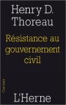 Rsistance au gouvernement civil par Thoreau