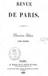 Revue de Paris par Lamartine