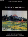 Tableaux modernes - Paris, Drouot Montaigne - Mercredi 13 juin 1990  21 heures par Cornette de Saint Cyr