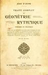 Trait complet de Gomtrie Rythmique par d'Udine