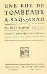 Une rue de tombeaux  Saqqarah - Volume 2 par Capart