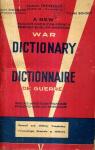 War dictionary . Dictionnaire de guerre par Schumann