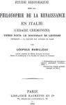 tude Historique sur la Philosophie de la Renaissance en Italie par Mabilleau