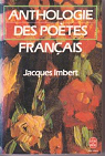Anthologie des poetes franais par Imbert