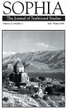 SOPHIA. The Journal of Traditional Studies.Fall/Winter 2006  Vol. 12, No. 2 par Sophia