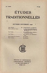 Etudes Traditionnelles. Octobre-Novembre 1950 par Etudes traditionnelles