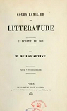 Cours familier de littrature, tome 28 par Lamartine