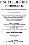 Encyclopdie thologique, tome vingt-sixime.Dictionnaire des religions, tome troisime par Migne