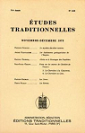 Etudes Traditionnelles. Novembre-Decembre 1973 par Etudes traditionnelles