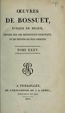 Oeuvres de Bossuet, Evque de Meaux, tome 35 par Bossuet