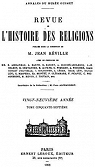 Revue de l'Histoire des Religions-Vingt-neuvime anne-Tome cinquante-septime par Reveille