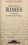 Dictionnaire de rimes et trait de versification franaise par Ripert