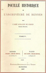 Pouill historique de l'archevch de Rennes (1886) (6 volumes) par Guillotin de Corson