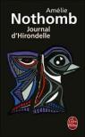 Journal d'Hirondelle par Nothomb