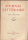 Journal Littraire 01 : 1893-1906 par Lautaud