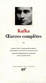 Oeuvres compltes - 1976, tome 4 par Kafka