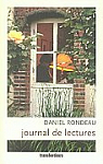 Journal de lectures : 1999-2006 par Rondeau