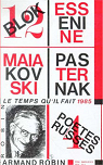 Quatre potes russes: V. Maiakovsky, B. Pasternak, A. Blok, S. Essenine par Robin