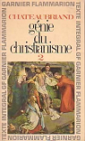 Gnie du christianisme, tome 2 par Chateaubriand