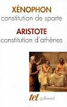 Xnophon constitution de Sparte, Aristote constitution d'Athnes par Olier