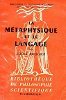 La mtaphysique et le langage par Rougier
