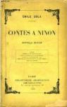 Contes  Ninon -  Nouveaux contes  Ninon par Zola