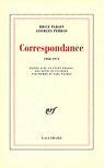 Correspondance (1960-1971) : Brice Parain / Georges Perros par Perros