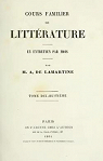 Cours familier de littrature, tome 18 par Lamartine
