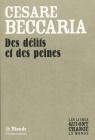 Des dlits et des peines par Beccaria