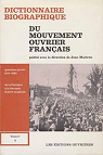 Dictionnaire du mouvement ouvrier franais, tome 4 : Aab / Cardin par Egrot
