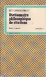 Dictionnaire philosophique de citations par Grateloup