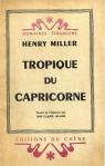Tropique du Capricorne (traduit par l'amricain de Jean-Claude Lefaure) par Miller