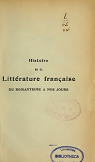 J.-H. Retinger. Histoire de la littrature franaise, du romantisme  nos jours par Retinger