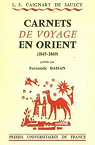 Carnets de voyage en Orient : 1845-1869 par Saulcy