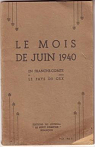 Le mois de juin 1940 en Franche-Comt & dans le pays de Gex par Le Petit comtois
