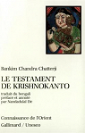 Le Testament de Krishnokanto par Chatterji