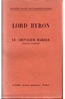 Le chevalier Harold par Byron