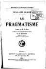 Le pragmatisme (Bibliothque de philosophie scientifique) par Bergson