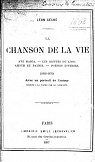 La chanson de la vie : Ave Maria, les Griffes du lion, Amour et patrie, posies diverses, 1869-1879. par Sch