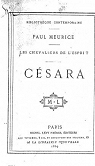 Les Chevaliers de l'esprit Csara, par Paul Meurice par Meurice