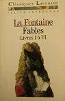 Fables - Larousse : Livres 01  04 par La Fontaine