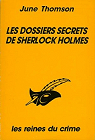 Les dossiers secrets de Sherlock Holmes par Thomson