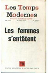 Les Temps modernes, n333/334 : Les femmes s'enttent par Les Temps Modernes