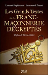 Les grands textes de la franc-maonnerie dcrypts par Pierrat