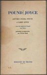 Lettres d'Ezra Pound  James Joyce par Pound