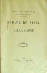 Madame de Stal et l'Allemagne par Haussonville