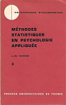 Mthodes statistiques en psychologie applique par Faverge